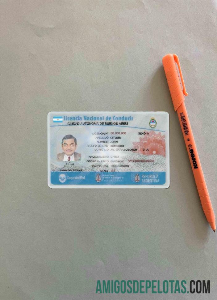 Argentina Buenos Aires DL fotovisual frontal modelo